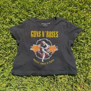guns and roses band baby tee